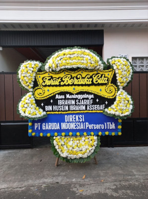 Papan Bunga Duka di Belitung