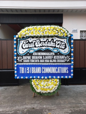 Papan Bunga Duka di Belitung